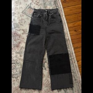 BDG black/grey patchwork jeans